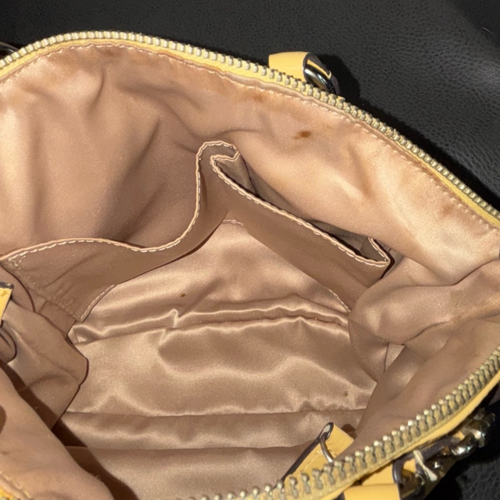 Coach Pastel Yellow Leather Crossbody - Picture 10 of 14